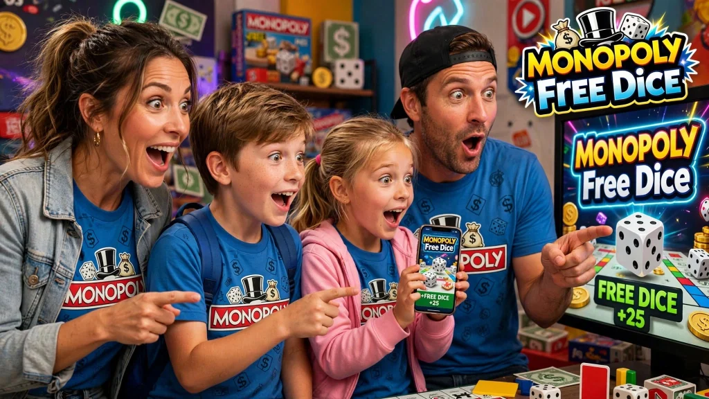 monopoly go free dice rolls