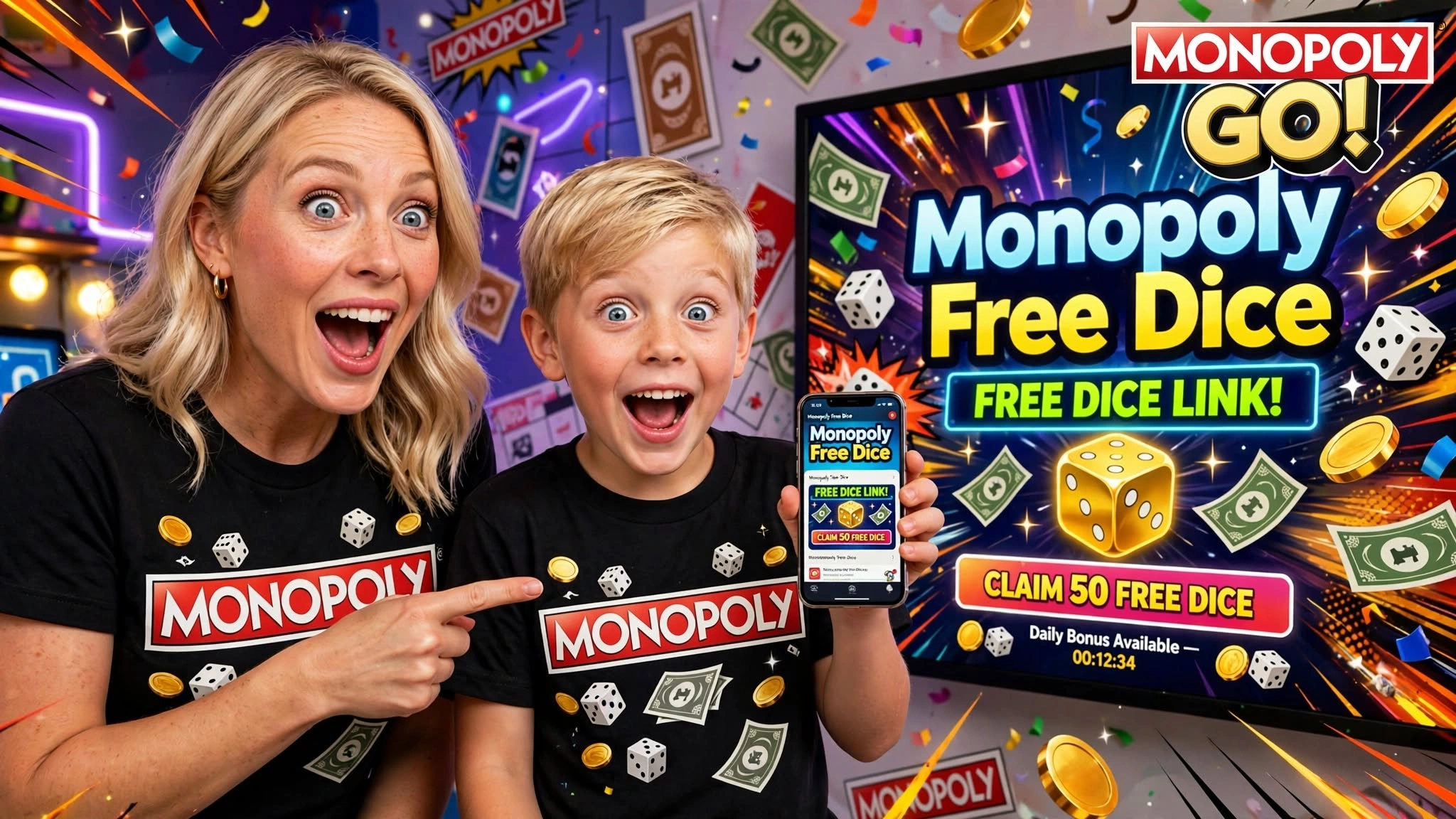 monopoly go free dice rolls
